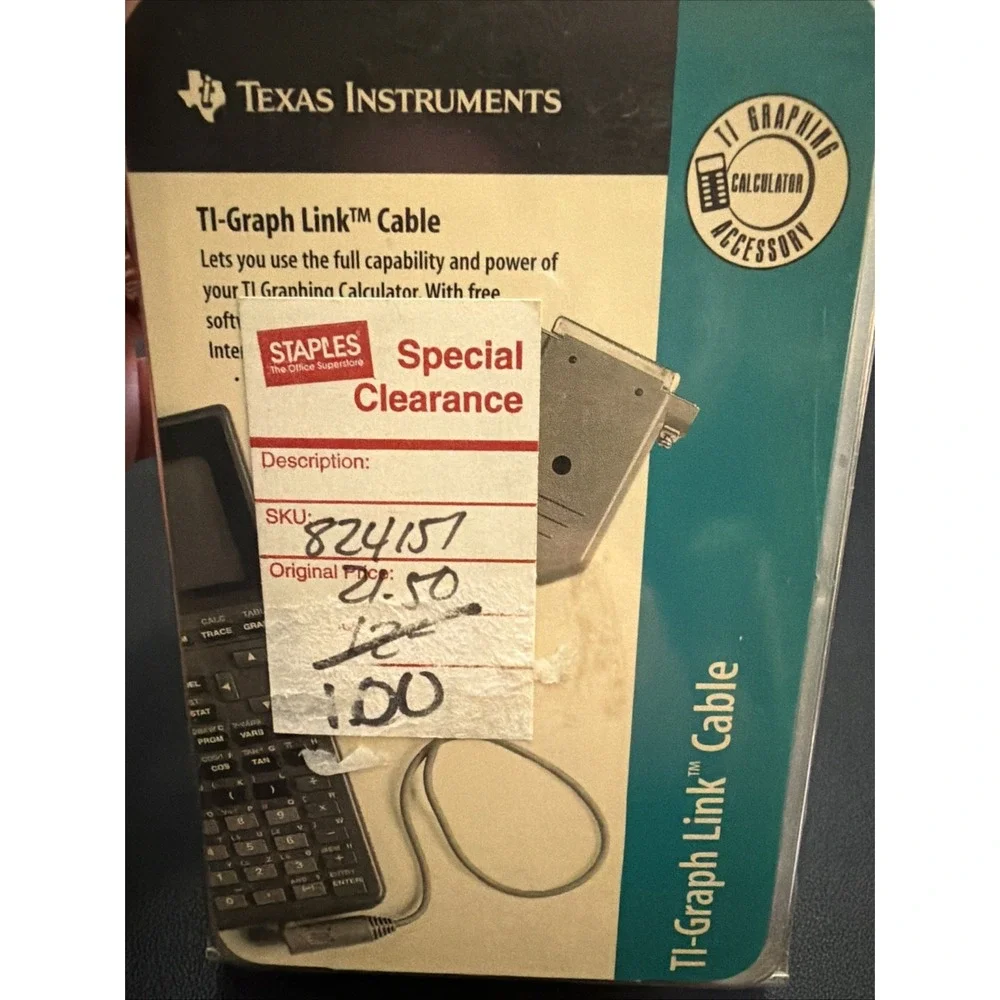 Vintage Texas Instruments TI-Graph Link Cable NIB!